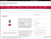 Tablet Screenshot of findingvinotoastmasters.com